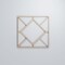 Ekena Millwork Medium Hudson Decorative Fretwork Wood Wall Panels, Alder, 15 3/8"W x 15 3/8"H x 3/8"T WALW16X16X0375HSNAL - alternate 3